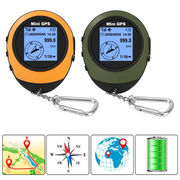 

anti-lost alarm mini gps navigation usb rechargeable satellite positioner compass for outdoor sport travel hiking tracking locator device