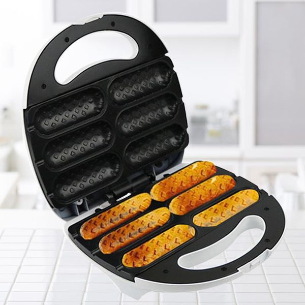

non-stick pan dog waffle maker multi-functional practical durable convenient french muffin sausage baking bread machine