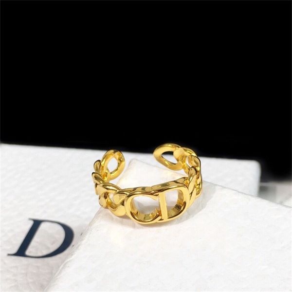 

70% off outlet online family's 2021 new letter opening ring, Silver