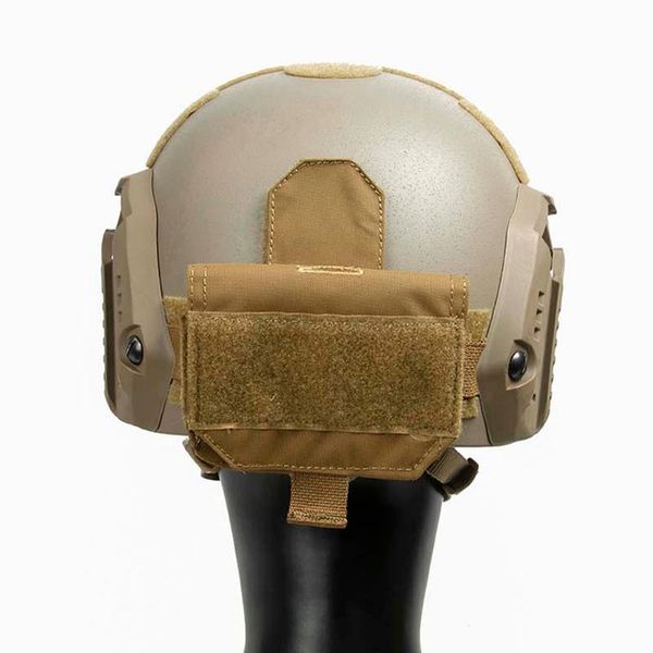 

tactical helmets outdoor helmet battery pouch case cb/rg paste attached storage bag