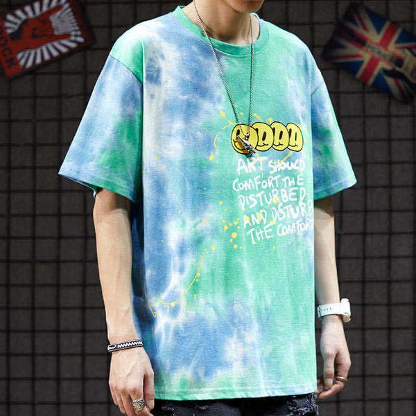 

man's hip-hop shirt tx56, White