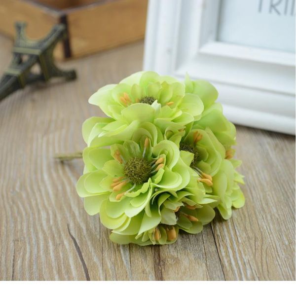 

6pcs/lot wreath material artificial flower silk cherry simulation bride holding wedding flower decoration decorative h jllwrq