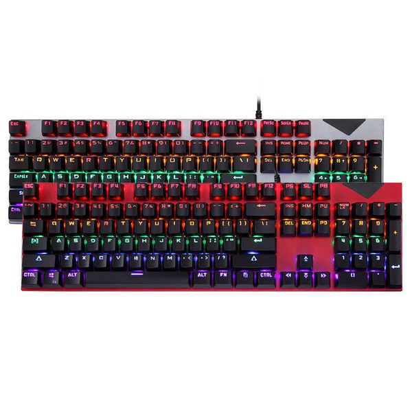 

keyboard virtual battleship jk310 green axis full key no rush horse lamp real mechanical metal panel