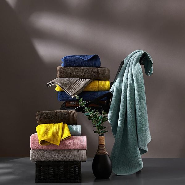 

towel junbie 70x140cm super absorbent and quick-drying 100% cotton soft home bath