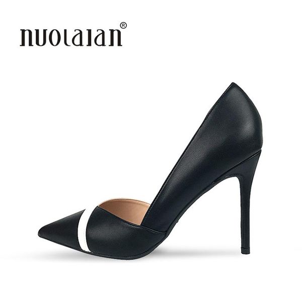 

dress shoes 2021 pointed toe heels women pumps 10cm wedding, Black