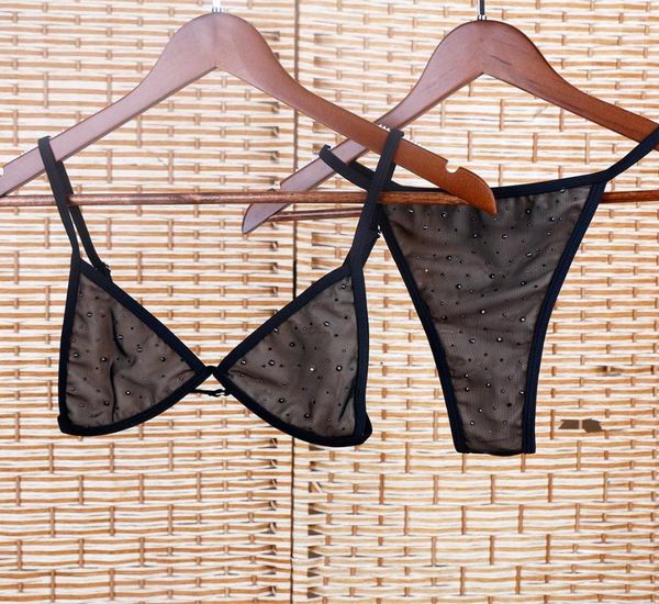 

letter luxury designer bikinis 2021lace diamond swimming suit for women brand beach plus size rhinestone swimsuit swimwear, White;black