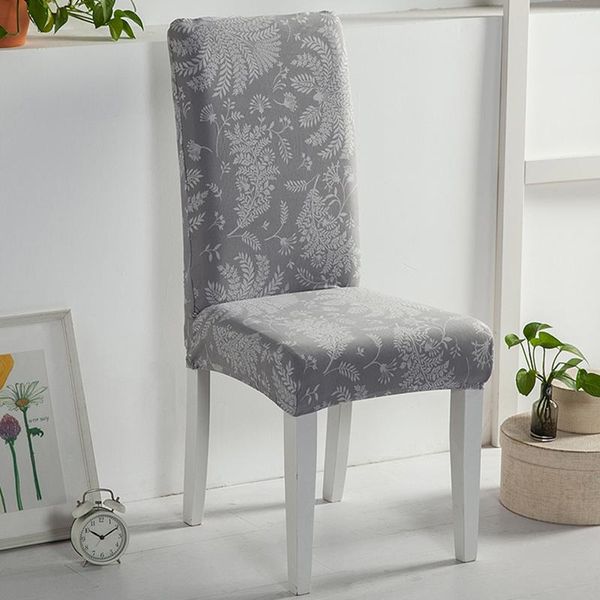 

1/2/4/6pcs printed elastic stretch chair cover spandex dinning room kitchen chair slipcovers protector for wedding banquet party