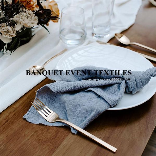 

table napkin wholesale price rustic gauze reusable cotton napkins for wedding event party decoration
