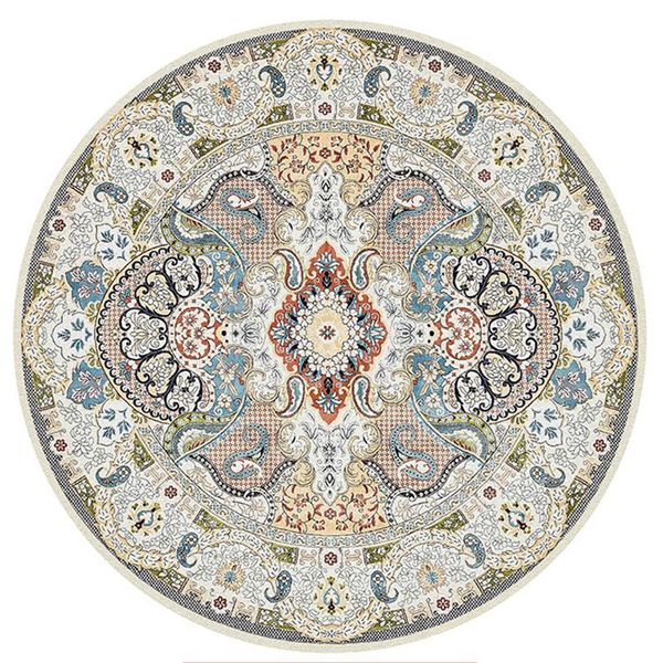

carpets morocco ethnic round carpet for living room american bedroom persian vintage chair rugs home decor floor mat study