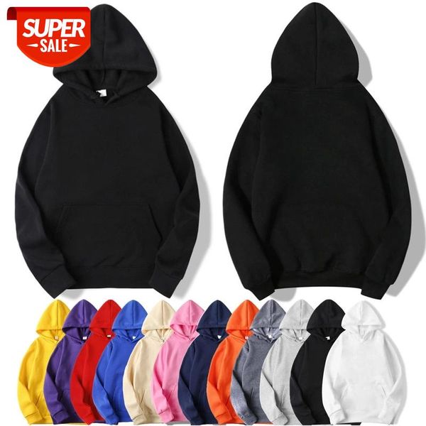 

fashion brand hoodies men 2020 autumn winter sudadera hombre casual hoodie sweatshirts men's solid color hoodies sweatshirt #sn1v, Black