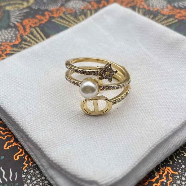 

designers luxury fashion home ijia c high edition olympic net red cd pearl star full diamond ring blessing bag, Red;brown