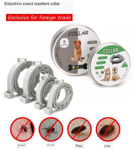 

dog collars & leashes pet anti flea collar retractable insect repellent cat