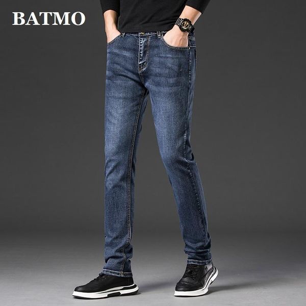 

batmo 2021 new arrival spring slim jeans,classica jeans ,pencil pants,s816, Blue