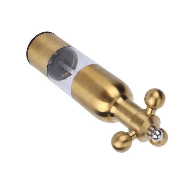 

manual coffee grinders kitchen accessories stainless steel pepper mill faucet valve shape black sea salt grinder for