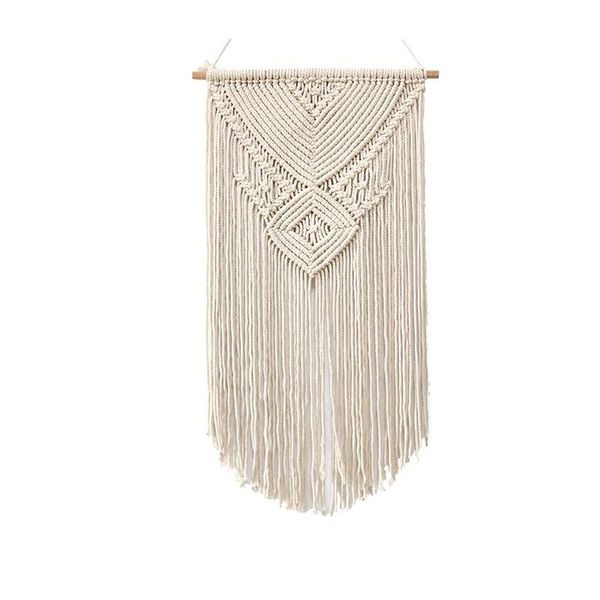 

tapestries large macrame bohemian tapestry wall hanging boho chic geometric art handicrafts woven sofa background decor