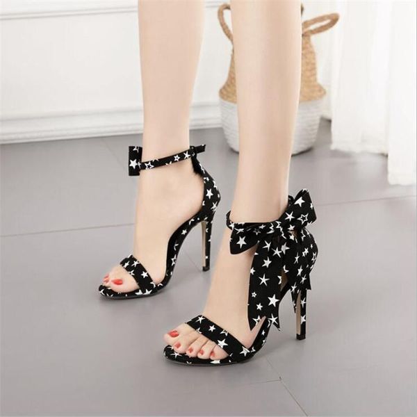

dress shoes 2021 summer sandals fashion ladies high heels female zapatos mujer pointed toe pumps women woman party ankle strap, Black