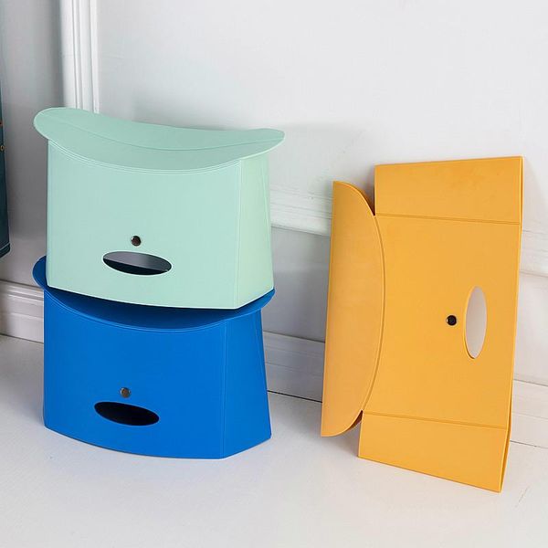 

outdoor pads travel chair folding stool household thickening portable train light pony fishing plastic low