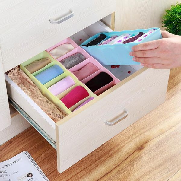 

storage drawers socks, panties and tie compartment box plastic drawer home desktop