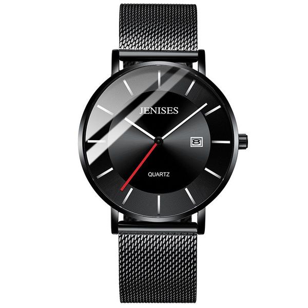 

wristwatches jenises simple casual men watchts outdoor waterproof fashion design thin quartz watch relogio masculino, Slivery;brown