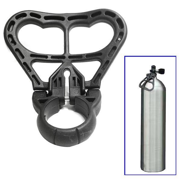 

diving masks scuba cylinder tank handle dive holder grip folding carry for 39mm to 41mm circumference neck tanks
