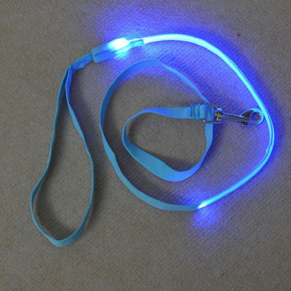 

dog collars & leashes pet products led stripe luminate leads traction rope goods