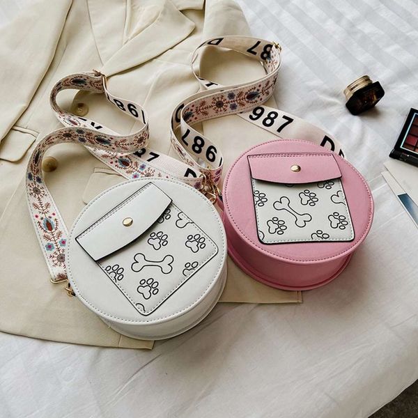 

hbp fashion ins cute children's small round 2021 new korean versatile casual simple one shoulder messenger bag for women