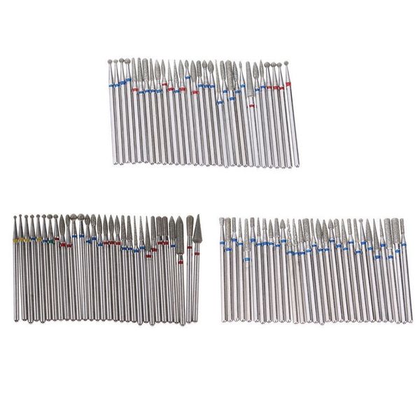 30 PCS Diamond Nail Priviera BIT BIT PROFESSIONALE PROFESSIONALE Cutter Cuticola pulito Milling Manicure Pedicure Tool Kit DHL Spedizione gratuita