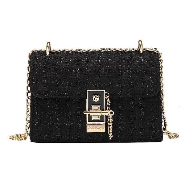 

evening bags women shoulder bag 2021 luxury handbags designer version wild girls small square messenger bolsa feminina