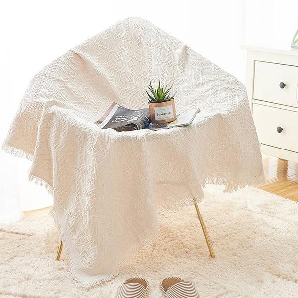 

blankets nordic blanket with tassels warm bed linen sofa cover full knitted throw nap for travel office home decor