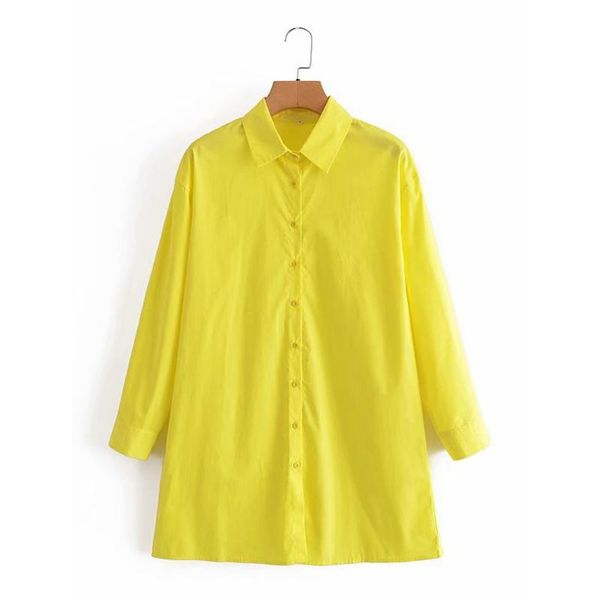

women's blouses & shirts han edition easy leisure wear a shirt women outside the spring/summer 2021 pure color basic simple blouse dlsy, White