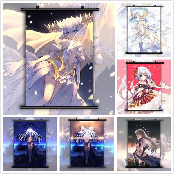 

paintings date a live tobiichi origami anime manga hd print wall poster scroll