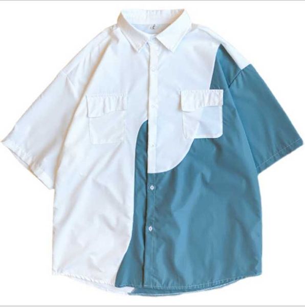 

men's casual shirts plaid shirt male portal wind day tide brand ins autumn long sleeve korean version of the trend jacket 57, White;black