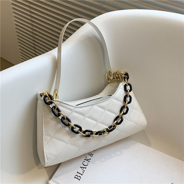 

evening bags fashion texture rhombus women's bag summer chain shoulder pu trend small square handbags for women 2021