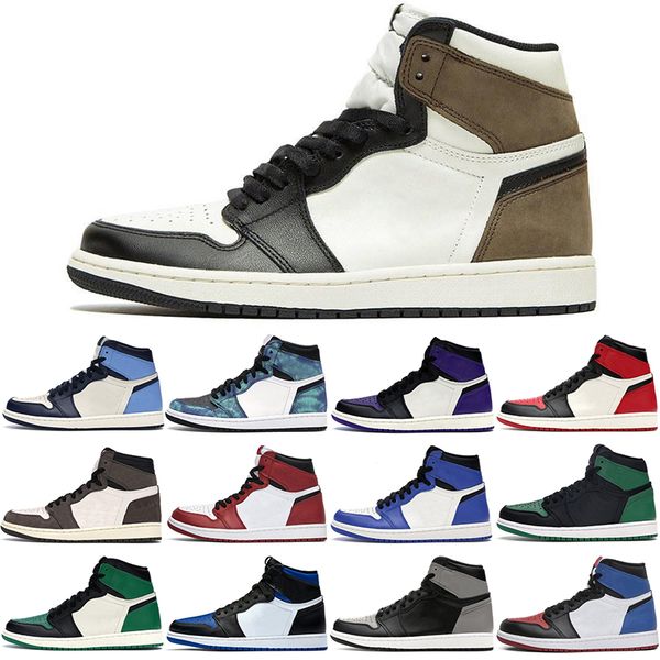 

2021 ing men's basketball shoes 1s sports 1 sneakers obsidian game royal 3 shadow pine green dark mocha unc tie dye bred toe chicago tw