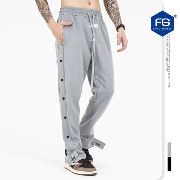 

fg men's wear | 2020 autumn and winter high street fashion brand fog buckle street casual sports, Blue