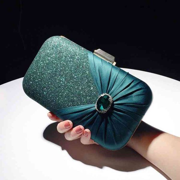 

2021 diamond inlaid dinner bag fashion party women's hand dress banquet evening