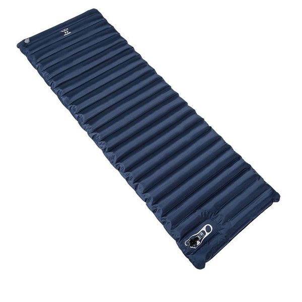 

outdoor pads picnic single built-in inflator pump bed camping thick air sleeping mat moistureproof inflatable cushion
