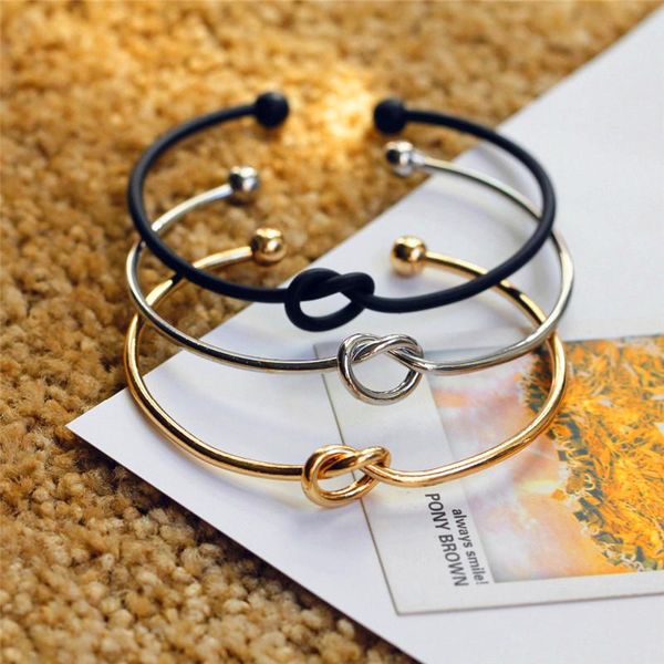 

bangle 4 color of gold bracelet women metal fashion girl a birthday present jewelry, Black
