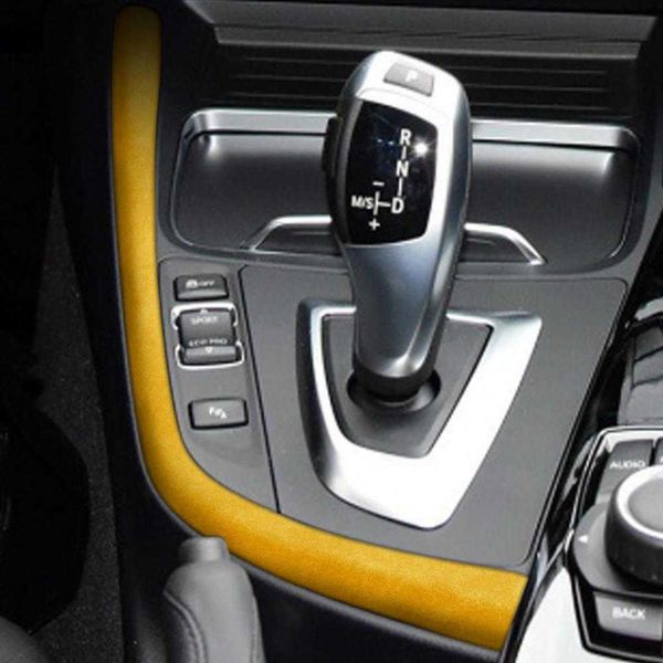 Car Colorful Beautiful Suede Gear Shift Panel Side Strip Trim Eco-friendly Strip Cover Decorativo