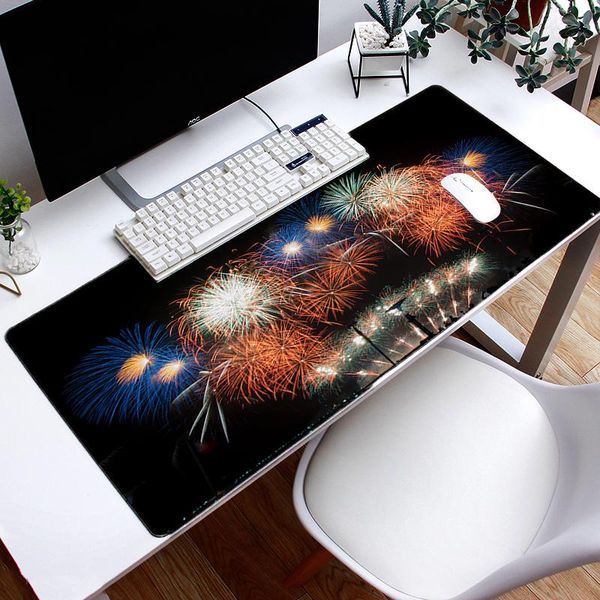 

mouse pads & wrist rests gaming pad beautiful night sky large mousepad gamer accessories xxl anti-slip natural rubber pc computer keyboard d