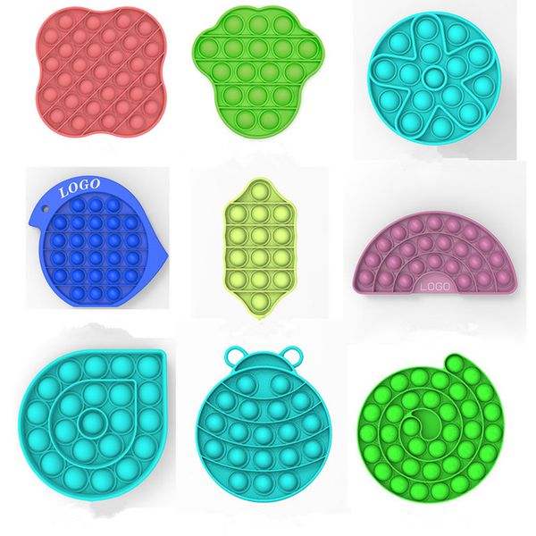 

pop it fidget toy sensory push bubble fidget sensory toy decompression toy autism special needs anxiety stress reliever for kids