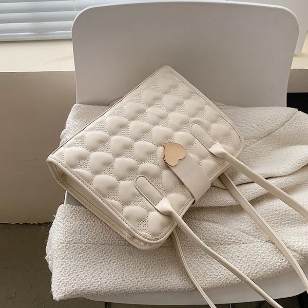 

evening bags embroidery thread large shoulder bag leather pu quailty female luxury handbags women designer