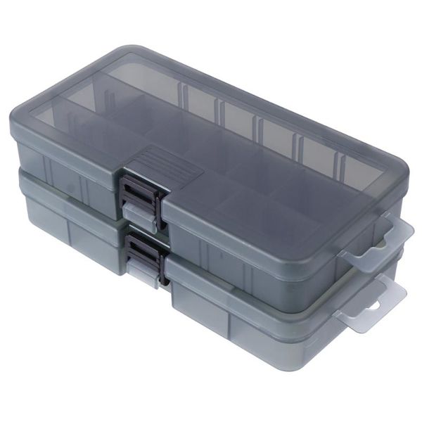 

fishing accessories 2pcs lure storage container organizer tackle box parts