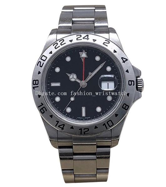

mechanical watches 16570 40mm calendar white black dial silver stainless steel bracelet mechanical automatic wristwatches original box, Slivery;brown