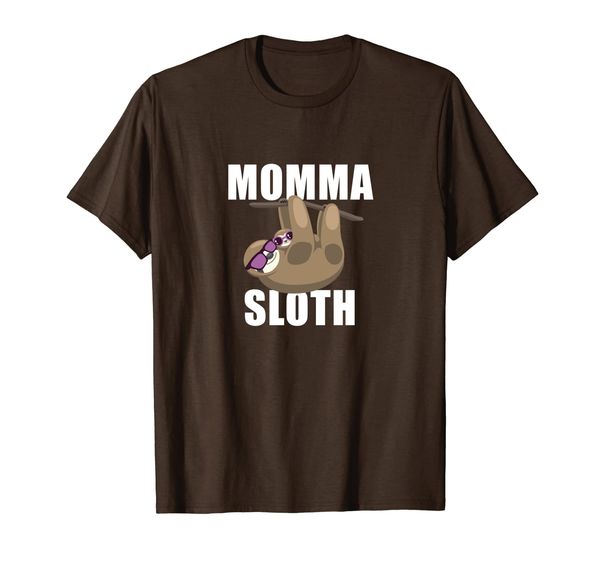 

Momma Sloth with Baby and Sunglasses T-Shirt for Women, Mainly pictures