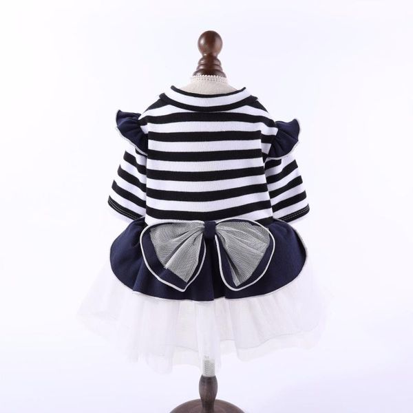 

dog apparel winter dress pet clothes cute bowknot wedding for skirt poodle bichon pomeranian schnauzer clothing dropship