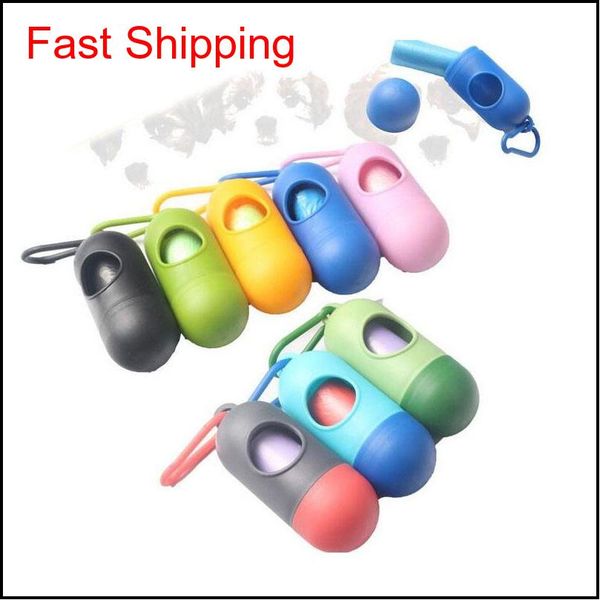 

dog poop bag bullet shape dispenser pet poop bags dog cat garbage waste pick up clean bag for dog's pet supplies shipping za2900 hi92l
