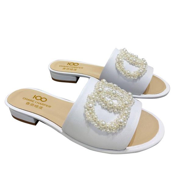 

2021new charei non-slip flip-flops flip-flops women wear slipper beach diamond fashion beach shoes summer slipper, Black