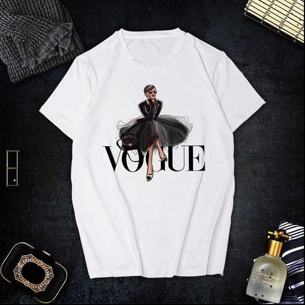 

vogue elegant girl graphic shein streetwear new summer vintage korean style harajuku aesthetic clothes white female shirt blouse