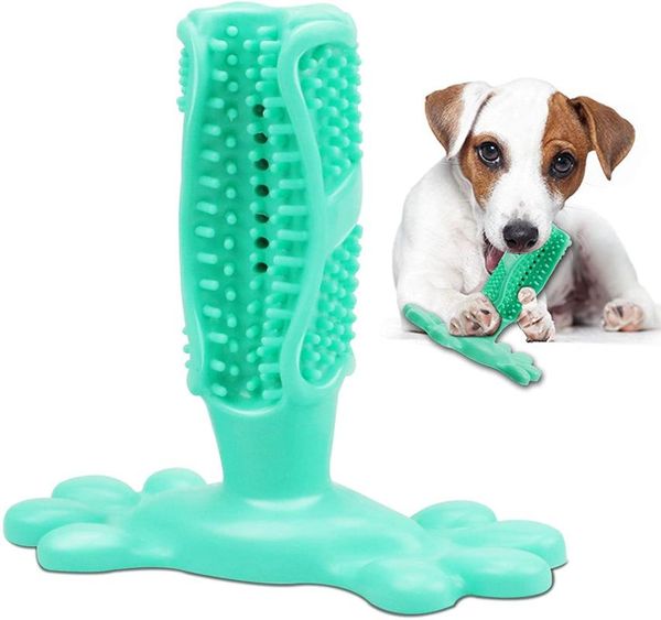 

cat toys pet dog toothbrush stick chew dogs teeth brushing cleaning massage nontoxic natural rubber dental care sticker